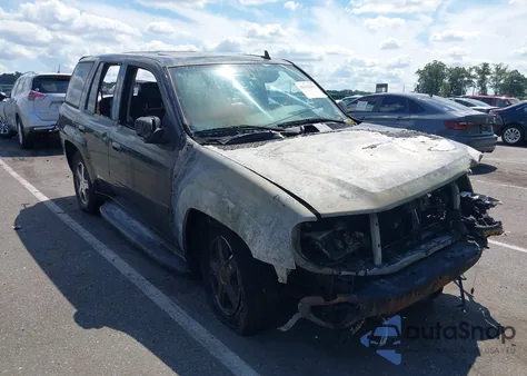 2007 Chevrolet Trailblazer Lt из США, поврежденный, VIN 1GNDT13S672196625